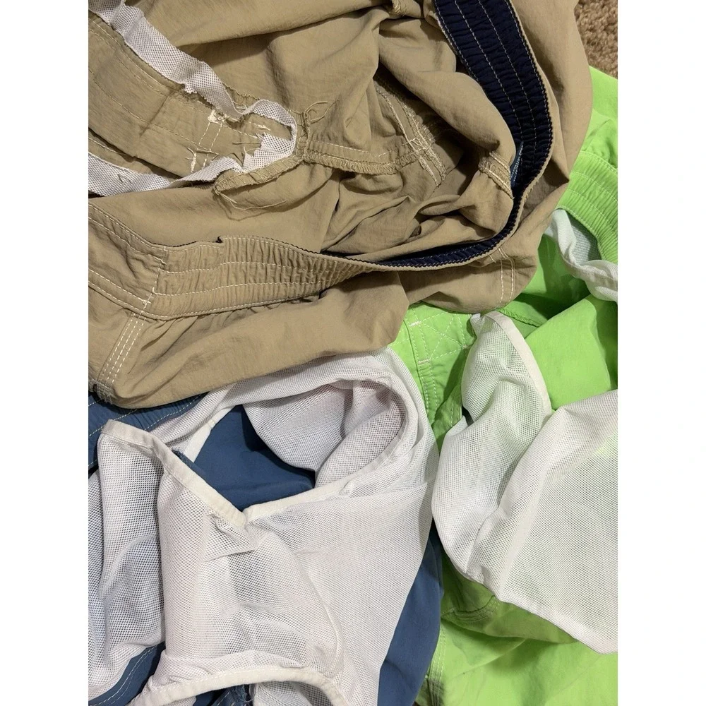 3 Vintage Polo RL Swim Trunks Men's Size Medium  Board Shorts M (lining Cut N 1)